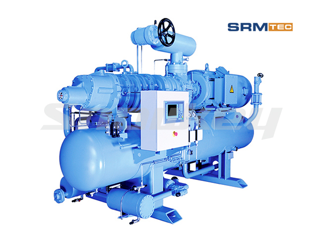 雪人股份(snowman group)-开启式单机双级变频螺杆压缩机组-卧式