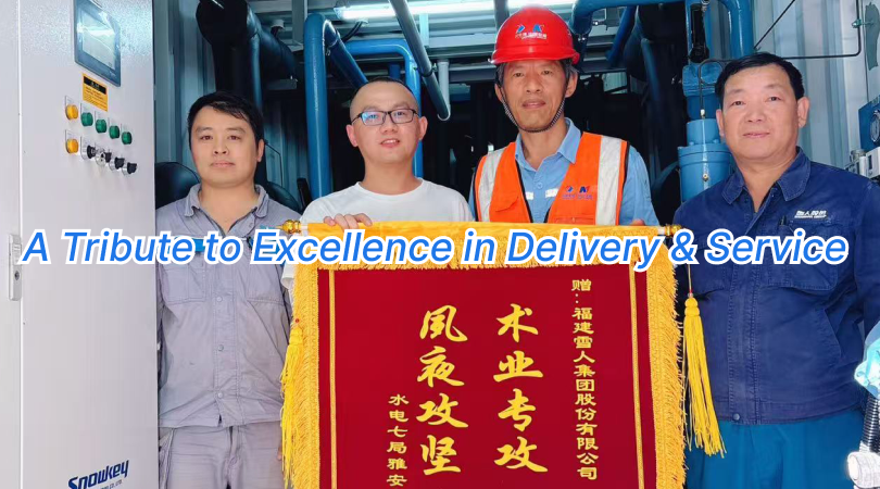 Snowman Group Honored with a Pennant of Appreciation