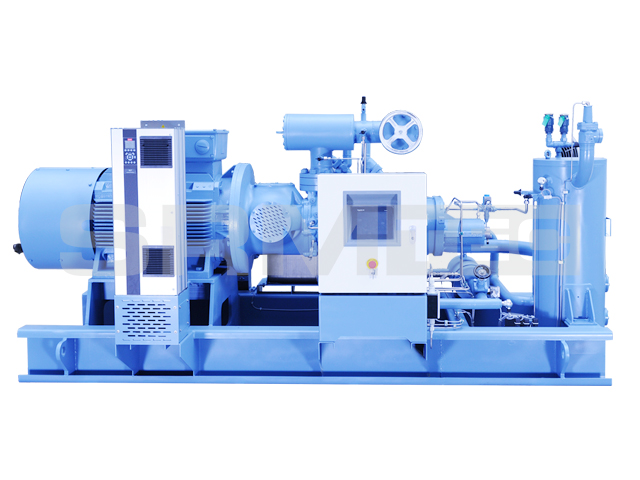开启式单级变频螺杆压缩机组-立式